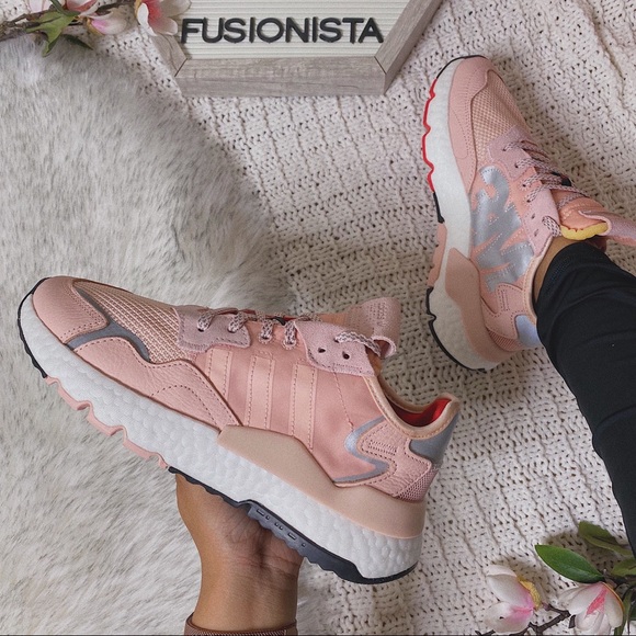 adidas nite jogger 3m pink